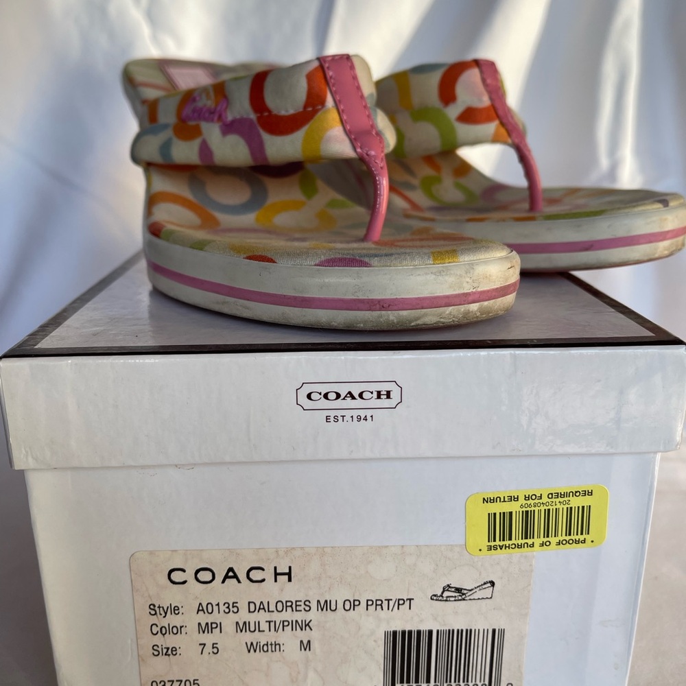 Coach Multicolor Sandals